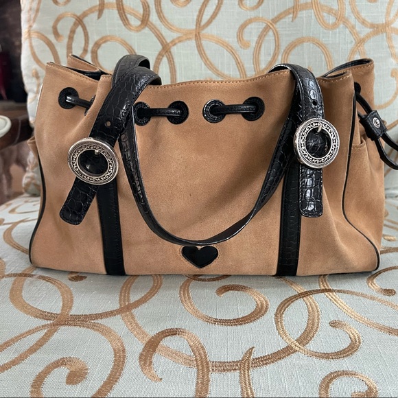 Suede Brighton Handbag, Cinclaire Brighton Bag - Picture 14 of 15